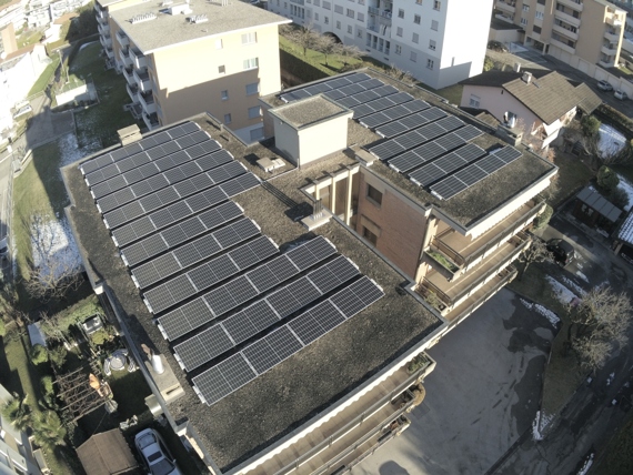 palazzo impianto fotovoltaico