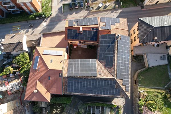 palazzo impianto fotovoltaico