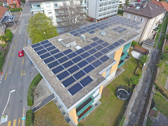 palazzo impianto fotovoltaico
