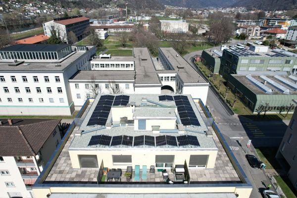 palazzo impianto fotovoltaico