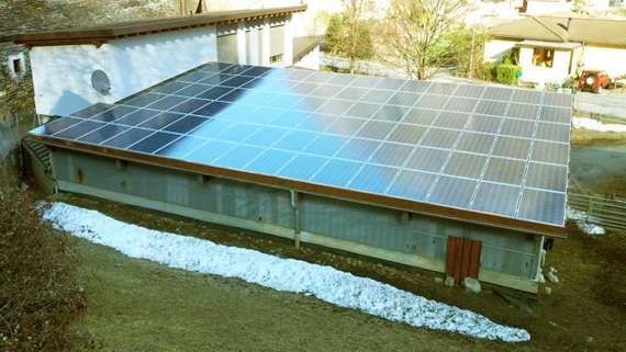 stabile  commerciale impianto fotovoltaico