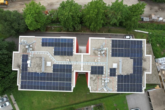 palazzo impianto fotovoltaico