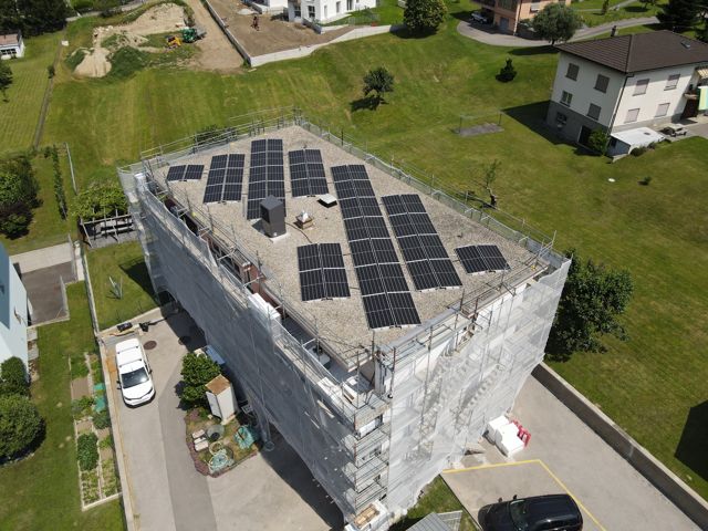 palazzo impianto fotovoltaico