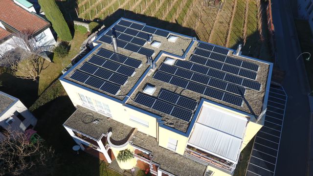 palazzo impianto fotovoltaico