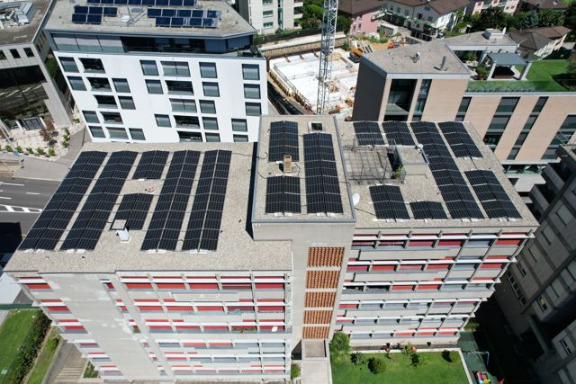 palazzo impianto fotovoltaico