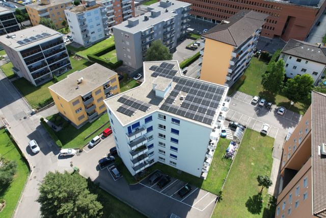 palazzo impianto fotovoltaico