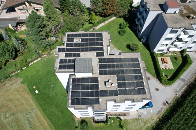 palazzo impianto fotovoltaico