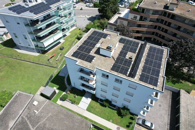 palazzo impianto fotovoltaico
