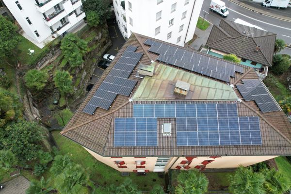 palazzo impianto fotovoltaico