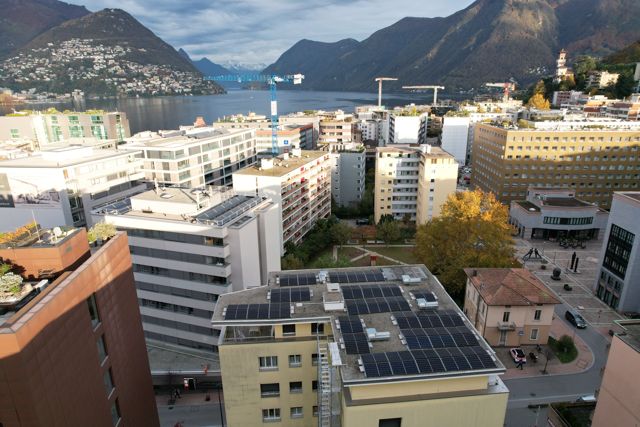 palazzo impianto fotovoltaico