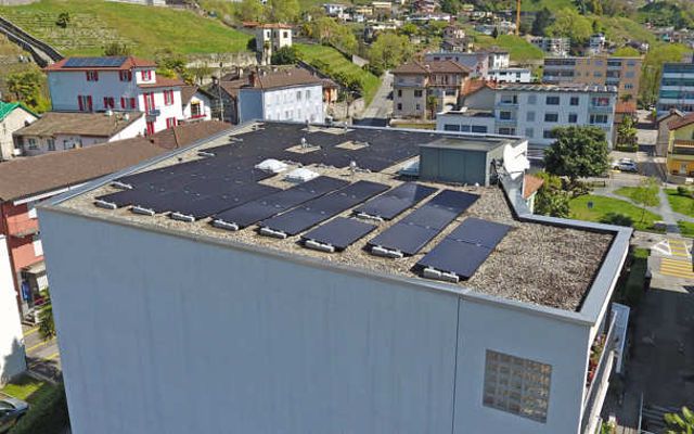 palazzo impianto fotovoltaico