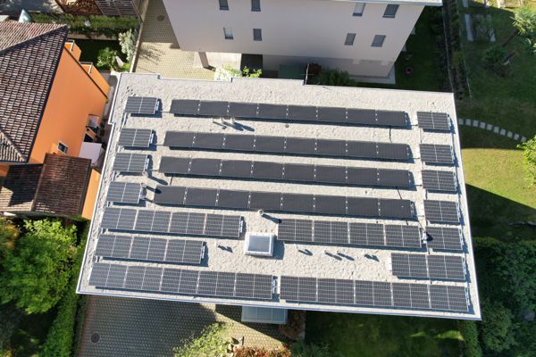 palazzo impianto fotovoltaico